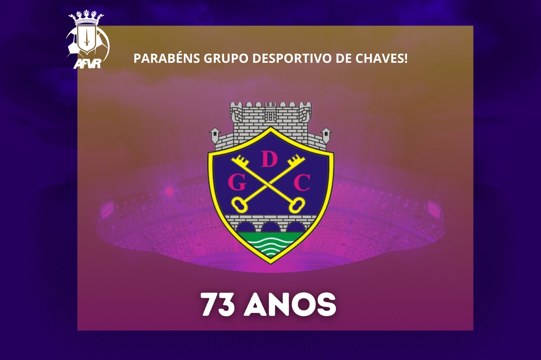 O Grupo Desportivo de Chaves está de Parabéns! 
